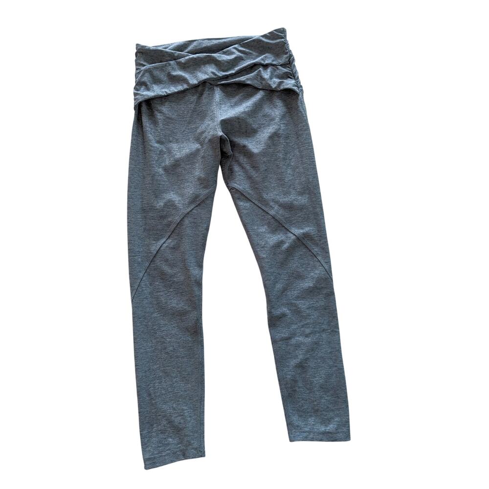 Free People CrissCross Waist Dark Green Leggings size Small